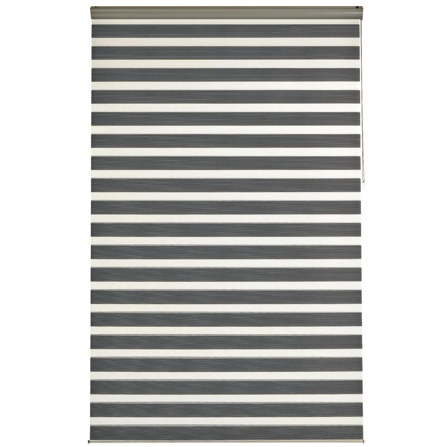 Store jour/nuit SOLSTICE coloris noir/blanc 150 x 250 cm - 4MURS