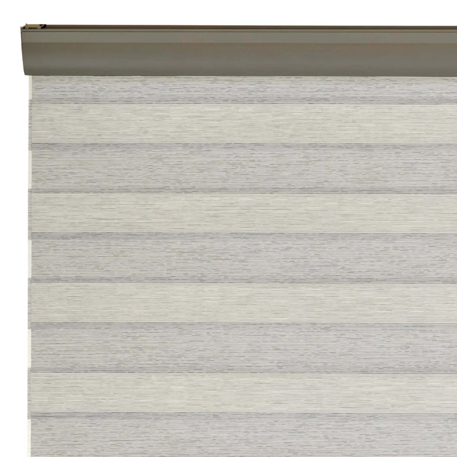 Store jour/nuit SOLSTICE coloris blanc / noir 180 x 250 cm - 4MURS