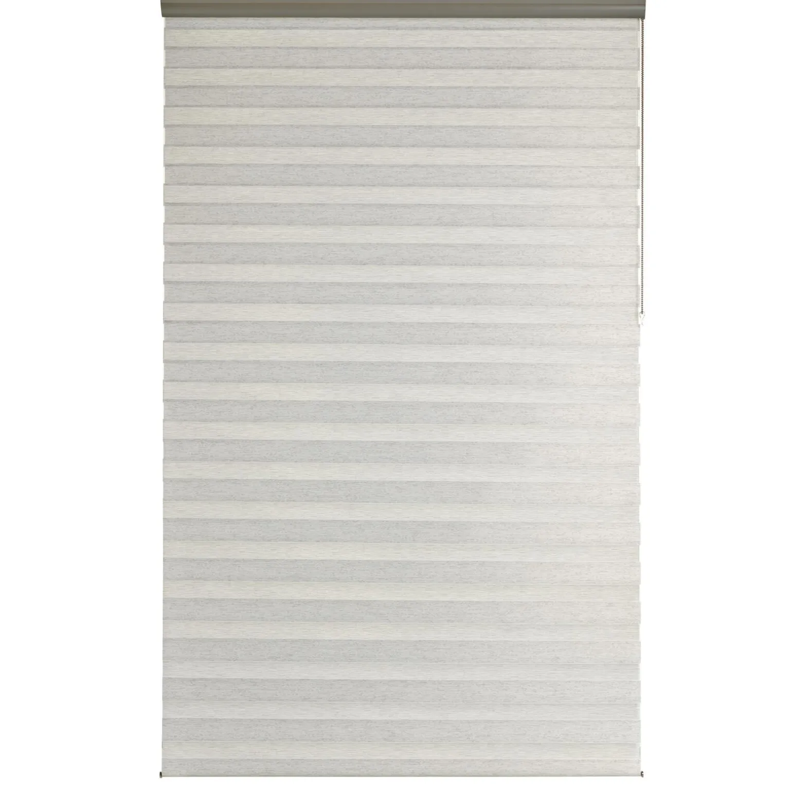 Store jour/nuit SOLSTICE coloris blanc / noir 150 x 250 cm - 4MURS