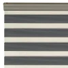 Store jour/nuit SOLSTICE coloris noir/blanc 180 x 250 cm - 4MURS