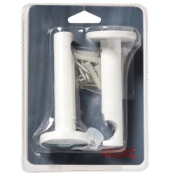 Support barre à rideau HOWLITE blanc 1,9 cm 9,5 cm - 4MURS