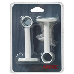 Support barre à rideau HOWLITE blanc 1,9 cm de 9,0 à 14 cm - 4MURS