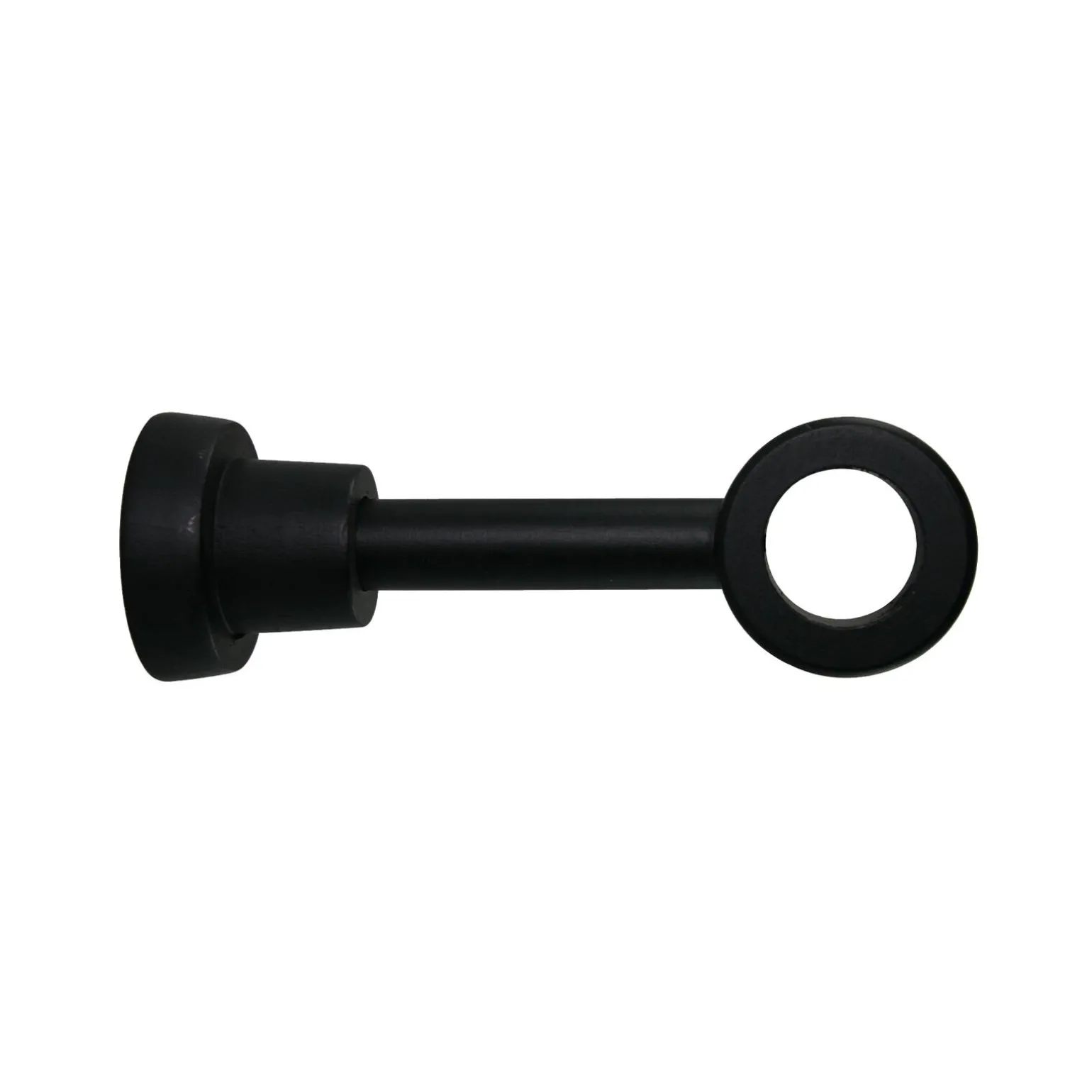 Support barre à rideau JURA noir 2,8 cm 13,5 cm - 4MURS