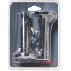 Support barre à rideau ONYX noir miroir 1,9 cm 9,5 cm - 4MURS