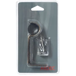 Support barre à rideau TOMBAC laiton vieilli 2,8 cm de 9,5 à 13 cm