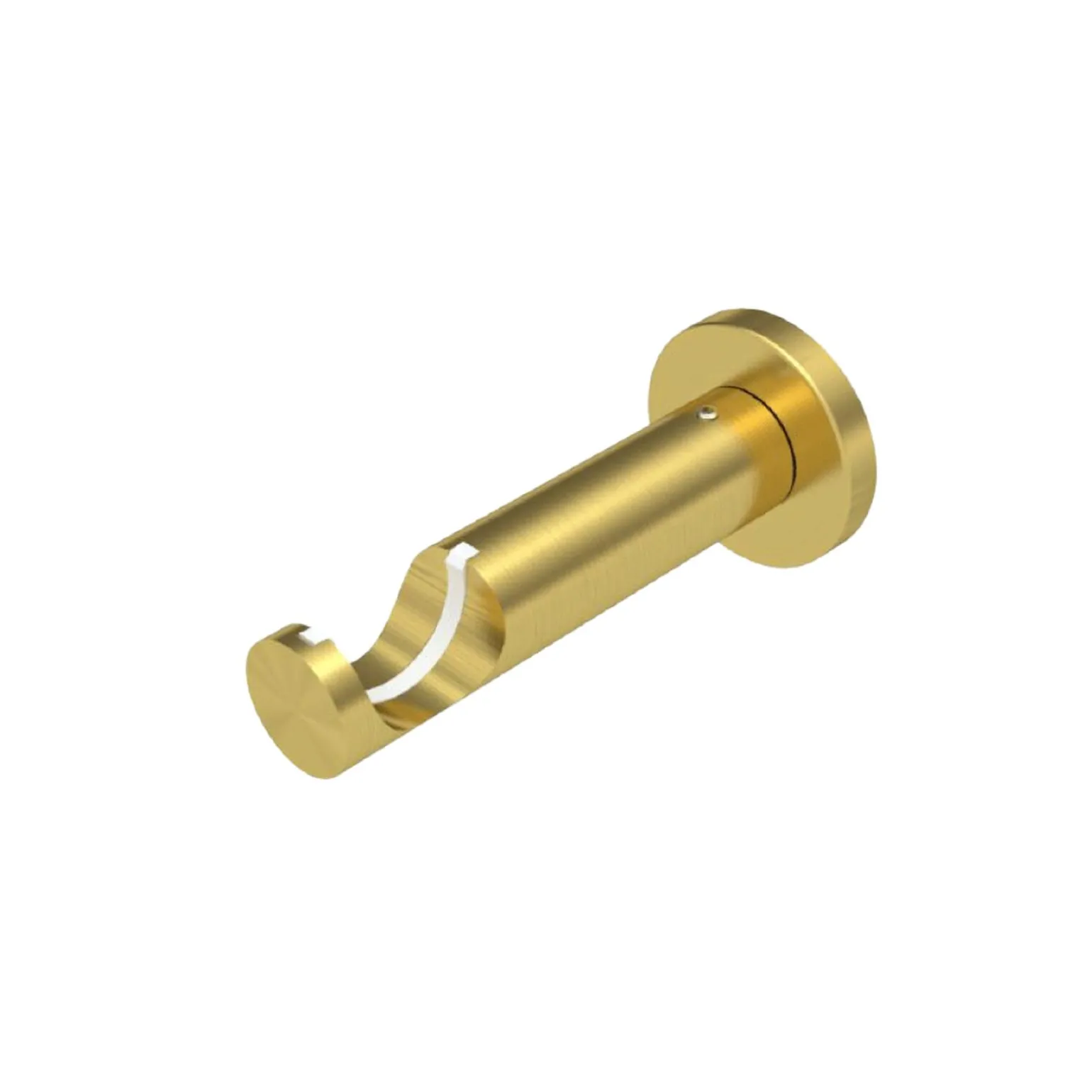Support barre à rideau TROMPETTE laiton mat 2,8 cm 9,3 cm - 4MURS