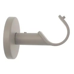 Support barre à rideau VELOURS gris grainé 2,8 cm 6 cm - 4MURS