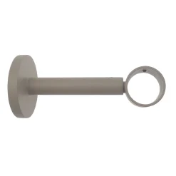 Support barre à rideau VELOURS gris grainé 2,8 cm de 10,8 à 16 cm