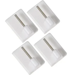 Support barre à rideau vitrage VITRAGE PLAT coloris blanc - 4MURS