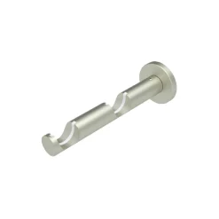 Support barre à rideau ZEN nickel givré 2,8 cm de 8,5 à 16,5 cm