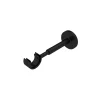 Support barre à rideau ZEN noir mat 2,8 cm de 10,8 à 16 cm - 4MURS