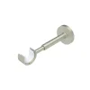 Support barre à rideau ZEN nickel givré 2,8 cm de 10,8 à 16 cm - 4MURS