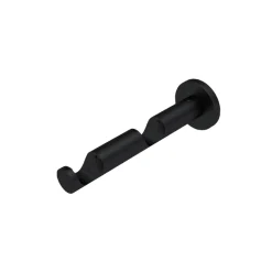 Support barre à rideau ZEN noir mat 2,8 cm de 8,5 à 16,5 cm - 4MURS