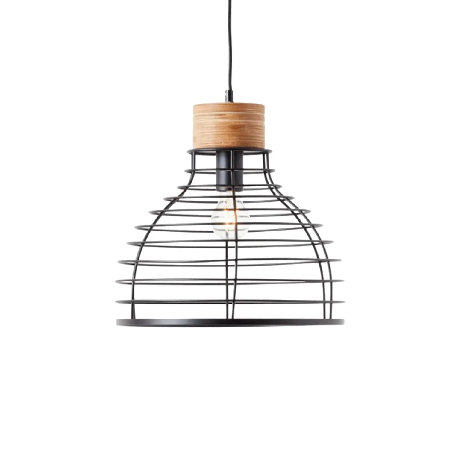 Suspension AVIA coloris noir 135 x 35 cm diamètre 35 cm - 4MURS