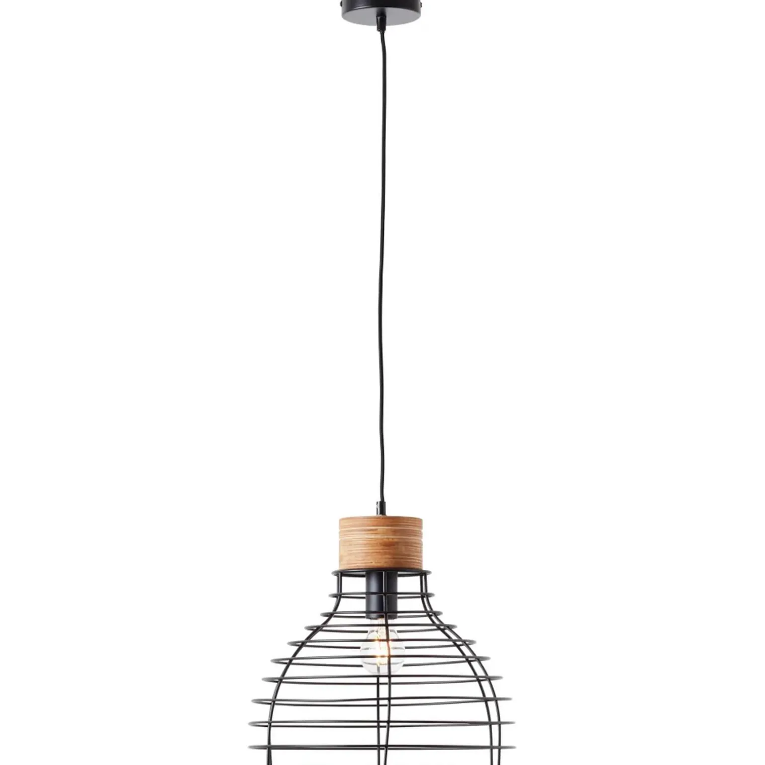 Suspension AVIA coloris noir 135 x 35 cm diamètre 35 cm - 4MURS