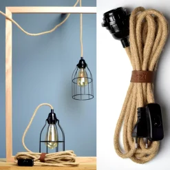 Suspension BALA coloris ficelle 0,7 cm - 4MURS