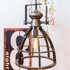 Suspension BARN coloris gris foncé 34 x 34 cm - 4MURS