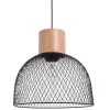 Suspension BEDWOOD coloris noir et brun 20 x 25 cm - 4MURS