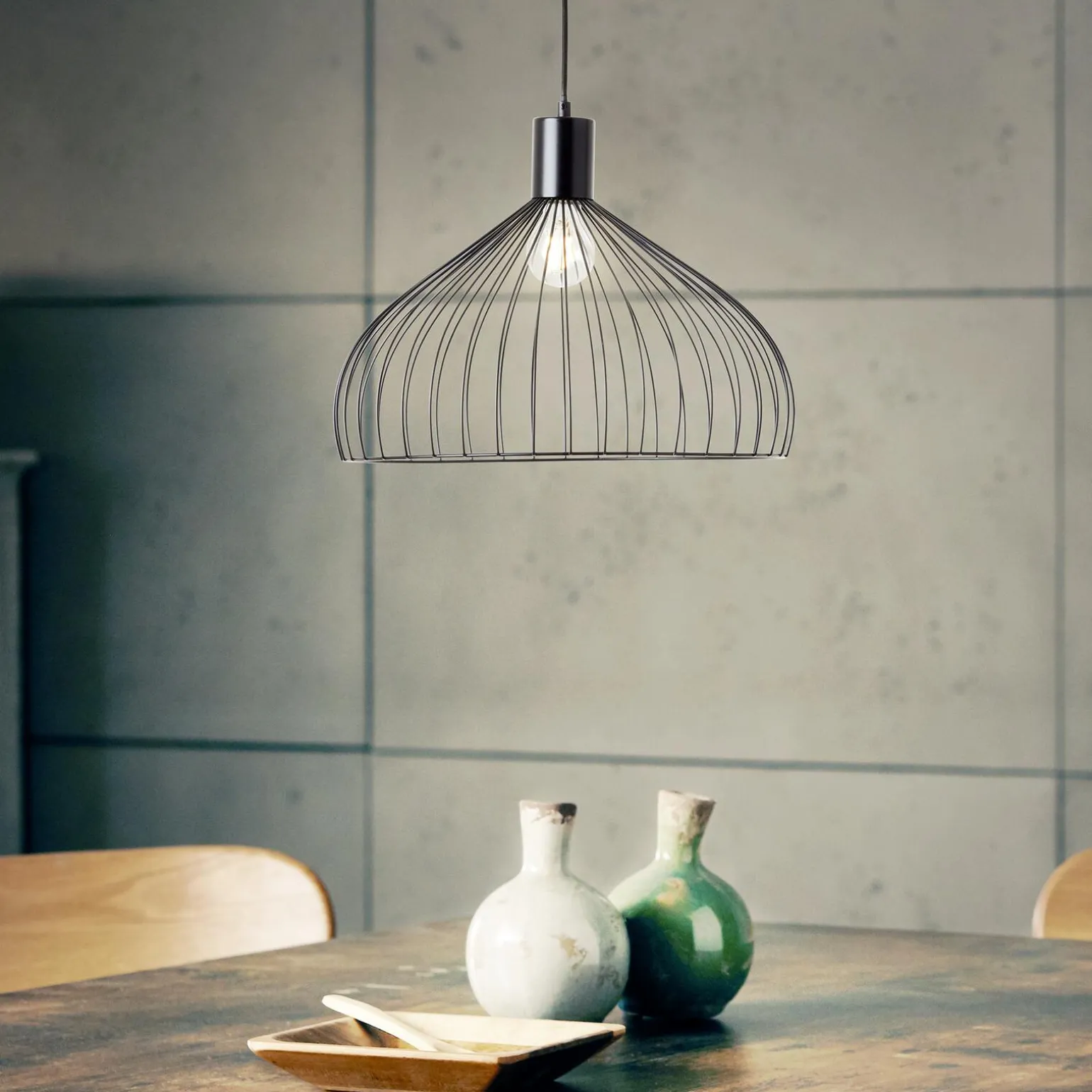 Suspension BLACKY coloris noir 34 x 40 cm - 4MURS