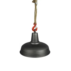 Suspension CARGO coloris gris foncé et rouge 24 x 36 cm - 4MURS