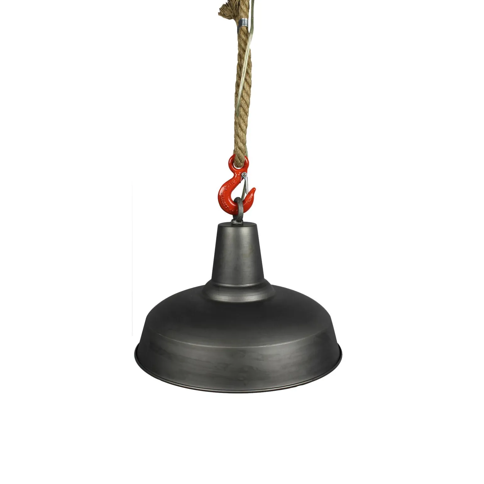 Suspension CARGO coloris gris foncé et rouge 24 x 36 cm - 4MURS