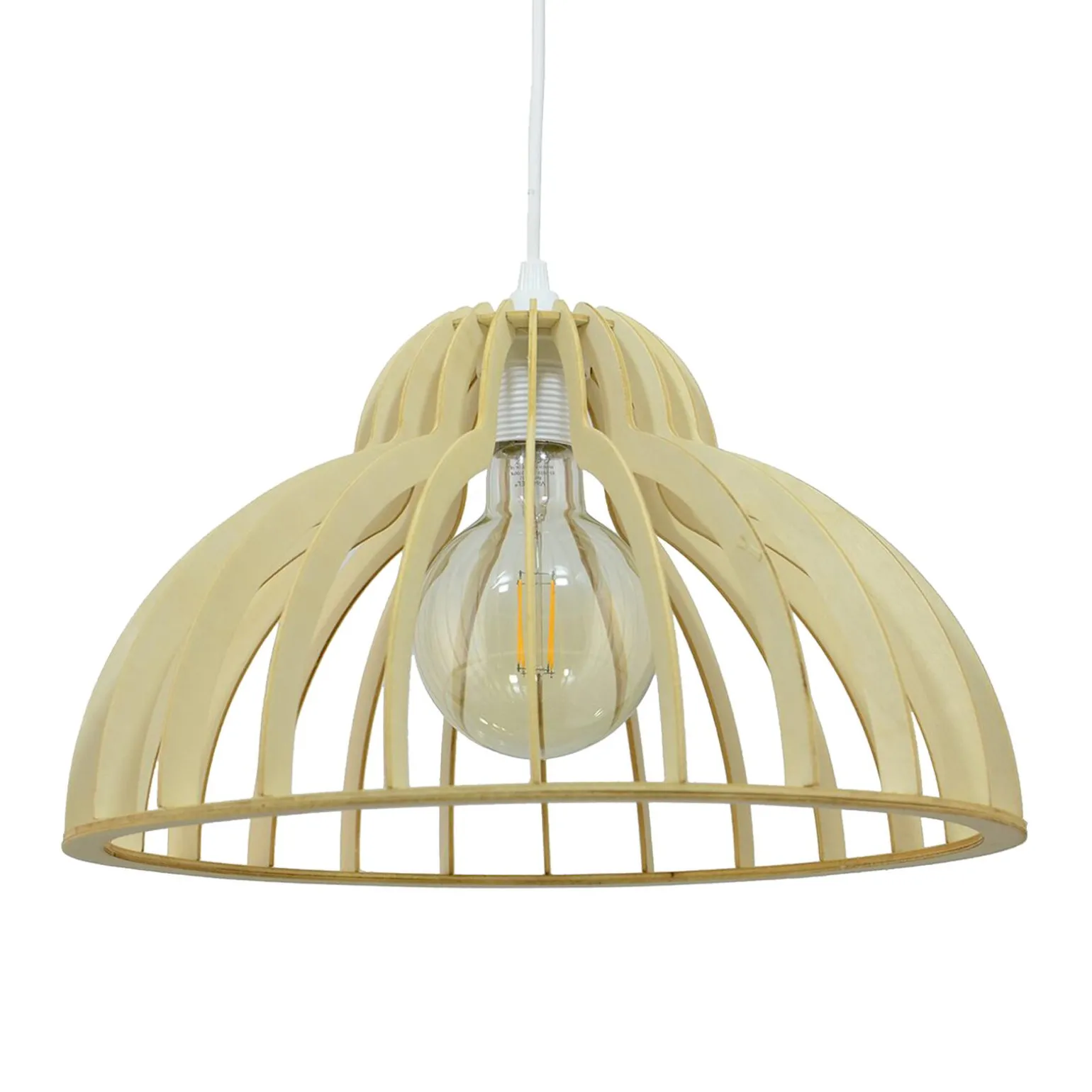 Suspension DINOWOOD coloris bois clair 20 x 35 cm - 4MURS