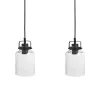 Suspension DÉTROIT coloris transparent 12,5 x 42,5 cm - 4MURS