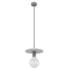 Suspension EDMUND coloris gris et blanc 23 cm - 4MURS