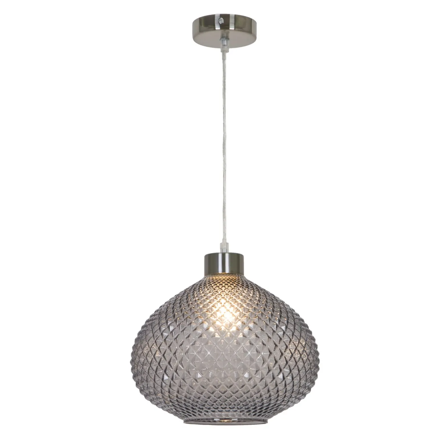 Suspension FOLY coloris gris fumé 26 x 29 cm - 4MURS
