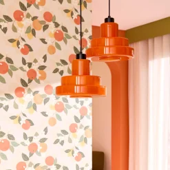 Suspension FOZA coloris orange 20 x 27,5 cm - 4MURS