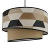 Suspension FREERIK cappuccino noir et blanc 22,5 x 38 cm - 4MURS