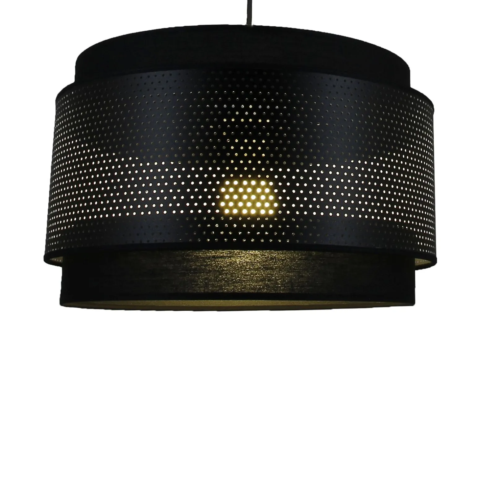 Suspension HOLOGRAM coloris noir 22 x 38 cm - 4MURS