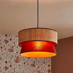 Suspension KALAO coloris terracotta 21,5 x 38 cm - 4MURS