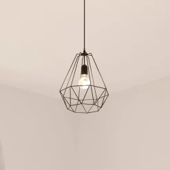 Suspension LUCIA coloris noir 28 x 25 cm - 4MURS