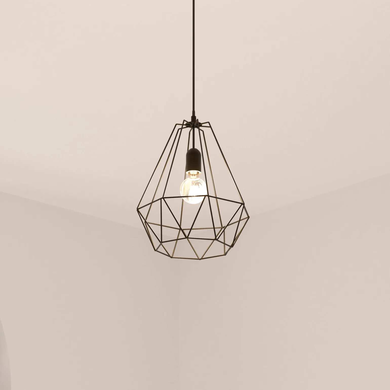 Suspension LUCIA coloris noir 28 x 25 cm - 4MURS