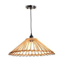 Suspension MANILLE coloris bois 15,5 x 44 cm - 4MURS