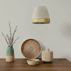 Suspension MANON coloris naturel 25 x 29 cm - 4MURS