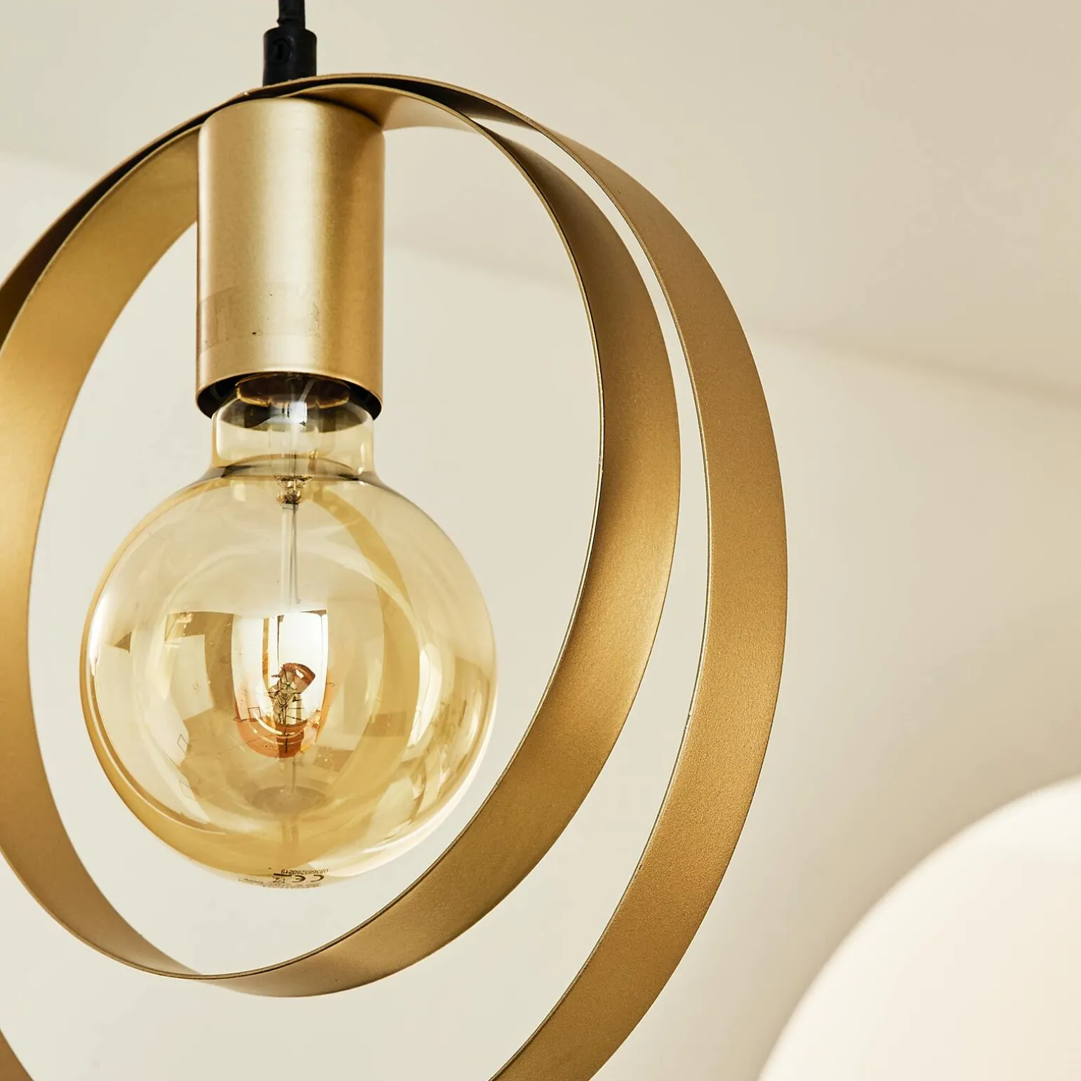 Suspension SATURNE coloris or 25,5 x 25,5 cm - 4MURS