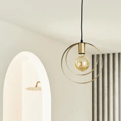 Suspension SATURNE coloris or 25,5 x 25,5 cm - 4MURS