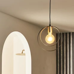 Suspension SATURNE coloris or 25,5 x 25,5 cm - 4MURS