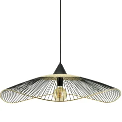 Suspension VAGALA RATTAN coloris noir 14 x 80 cm - 4MURS