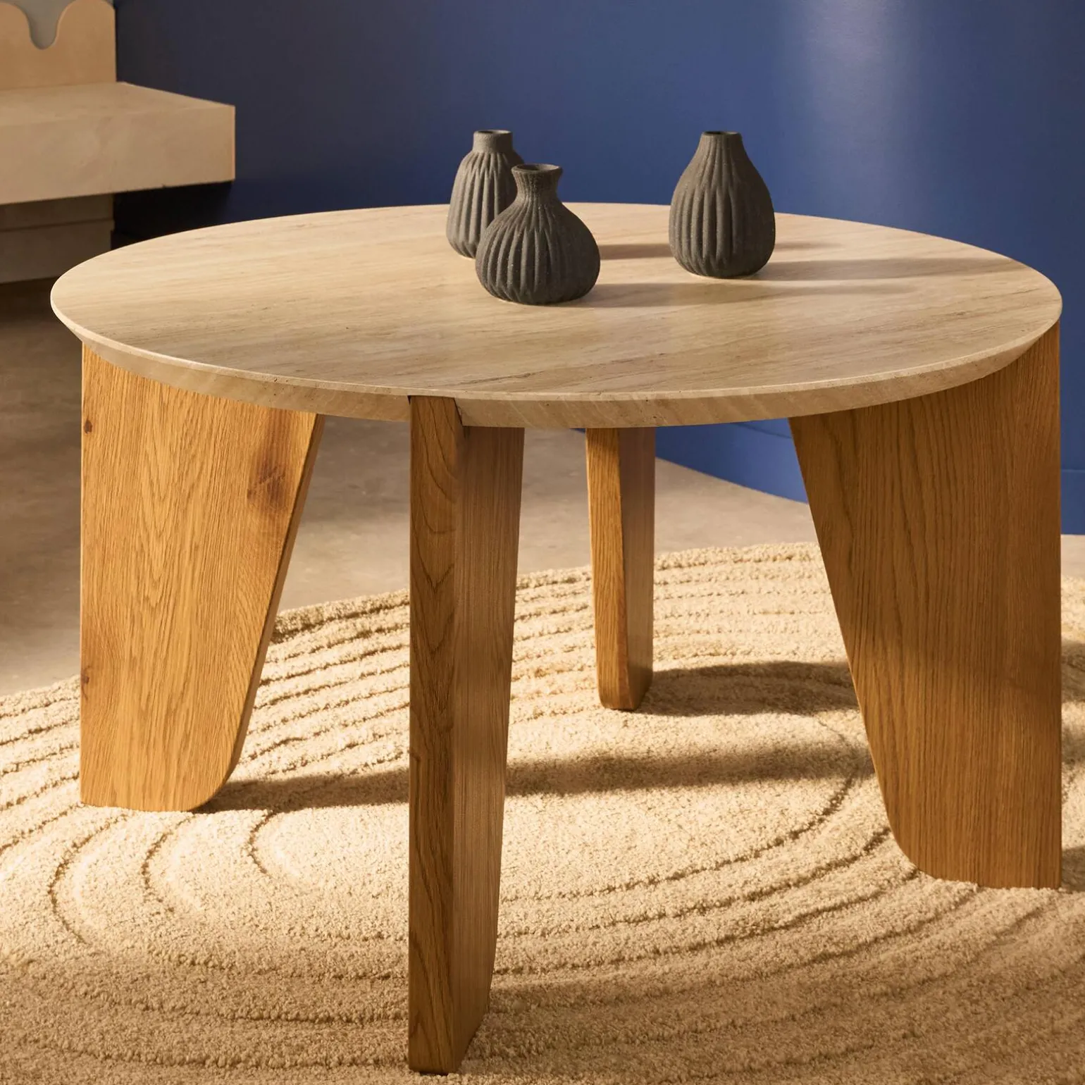 Table basse CAROLE coloris travertin - 4MURS