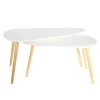 Table basse JANSSON coloris blanc 39,5 x 39,5 cm - 4MURS