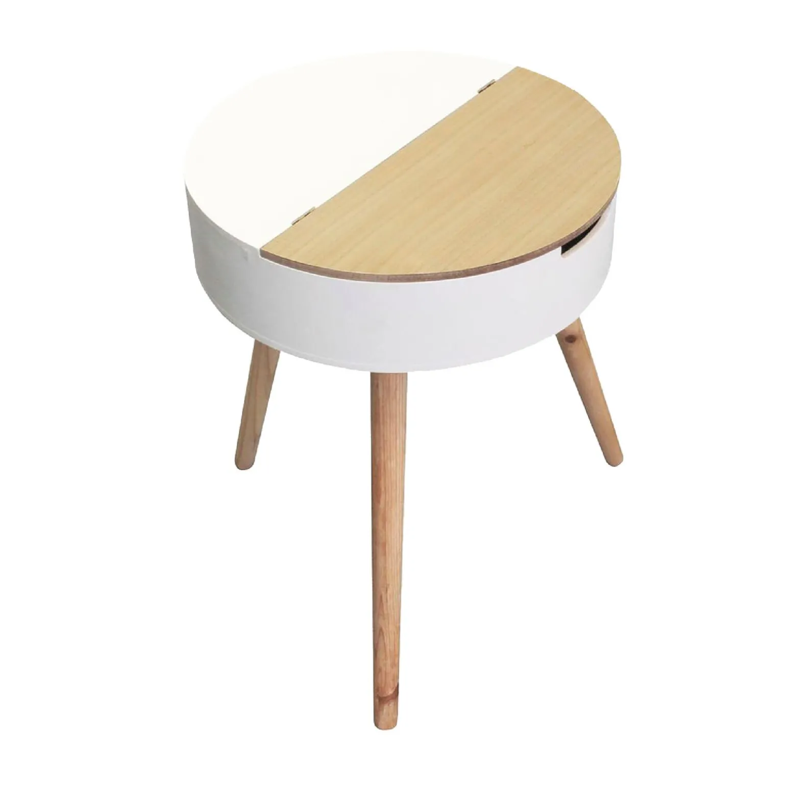 Table d'appoint LOYD coloris blanc - 4MURS