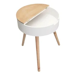 Table d'appoint LOYD coloris blanc - 4MURS