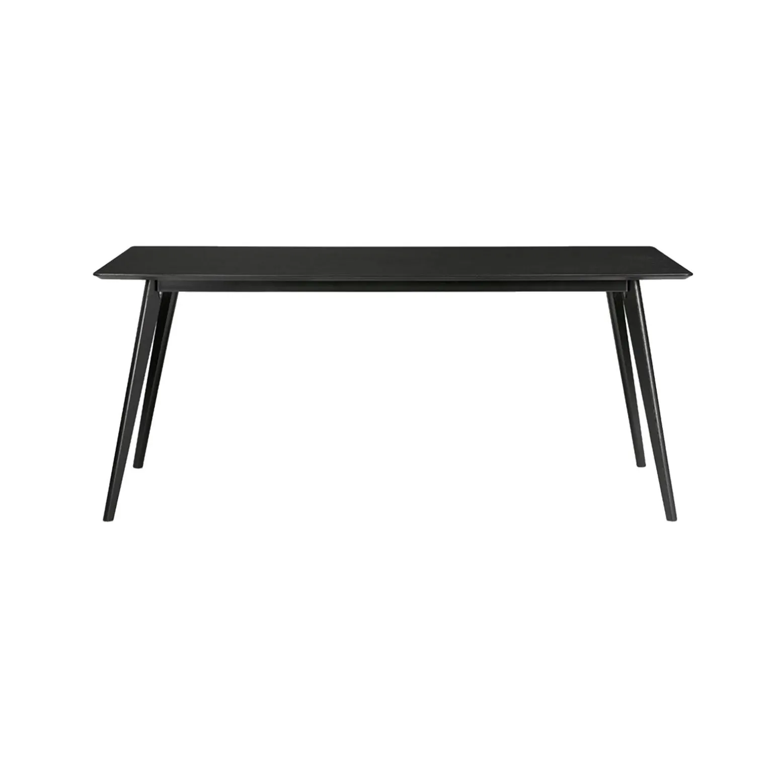 Table de salle à manger ANGOR coloris noir 90 x 180 cm - 4MURS