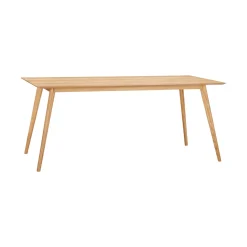 Table de salle à manger ANGOR coloris chêne 90 x 180 cm - 4MURS