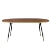 Table de salle à manger DENISE coloris noyer 180 x 90 cm - 4MURS