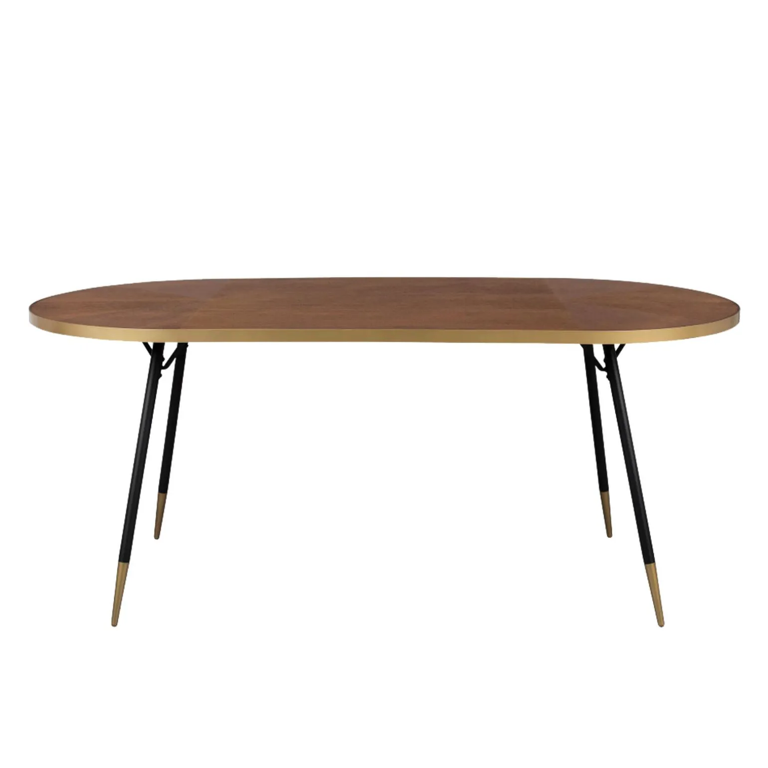 Table de salle à manger DENISE coloris noyer 180 x 90 cm - 4MURS