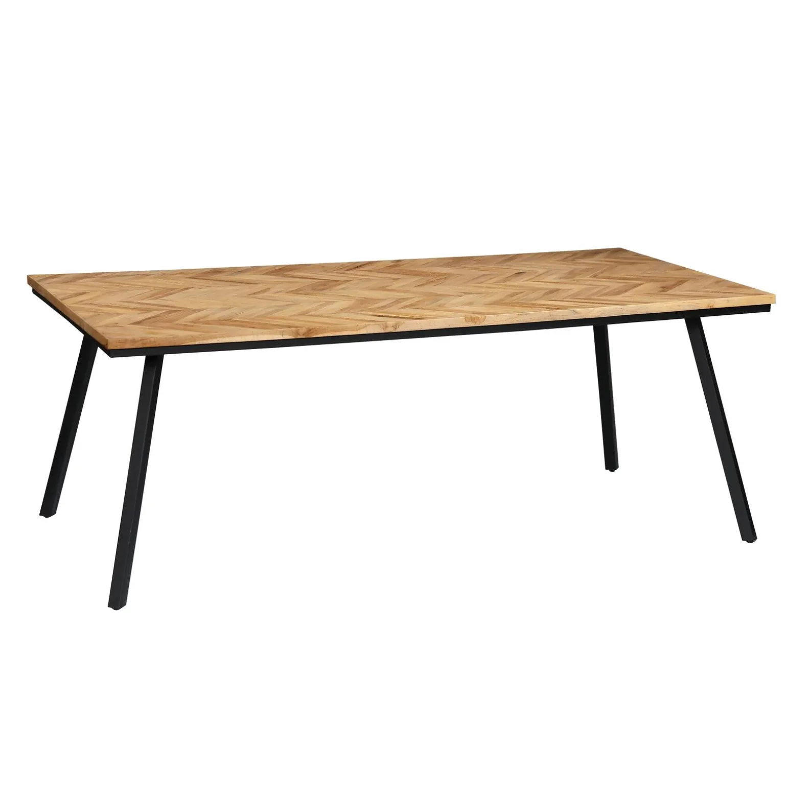 Table de salle à manger FARROW Teck naturel 100 x 220 cm - 4MURS